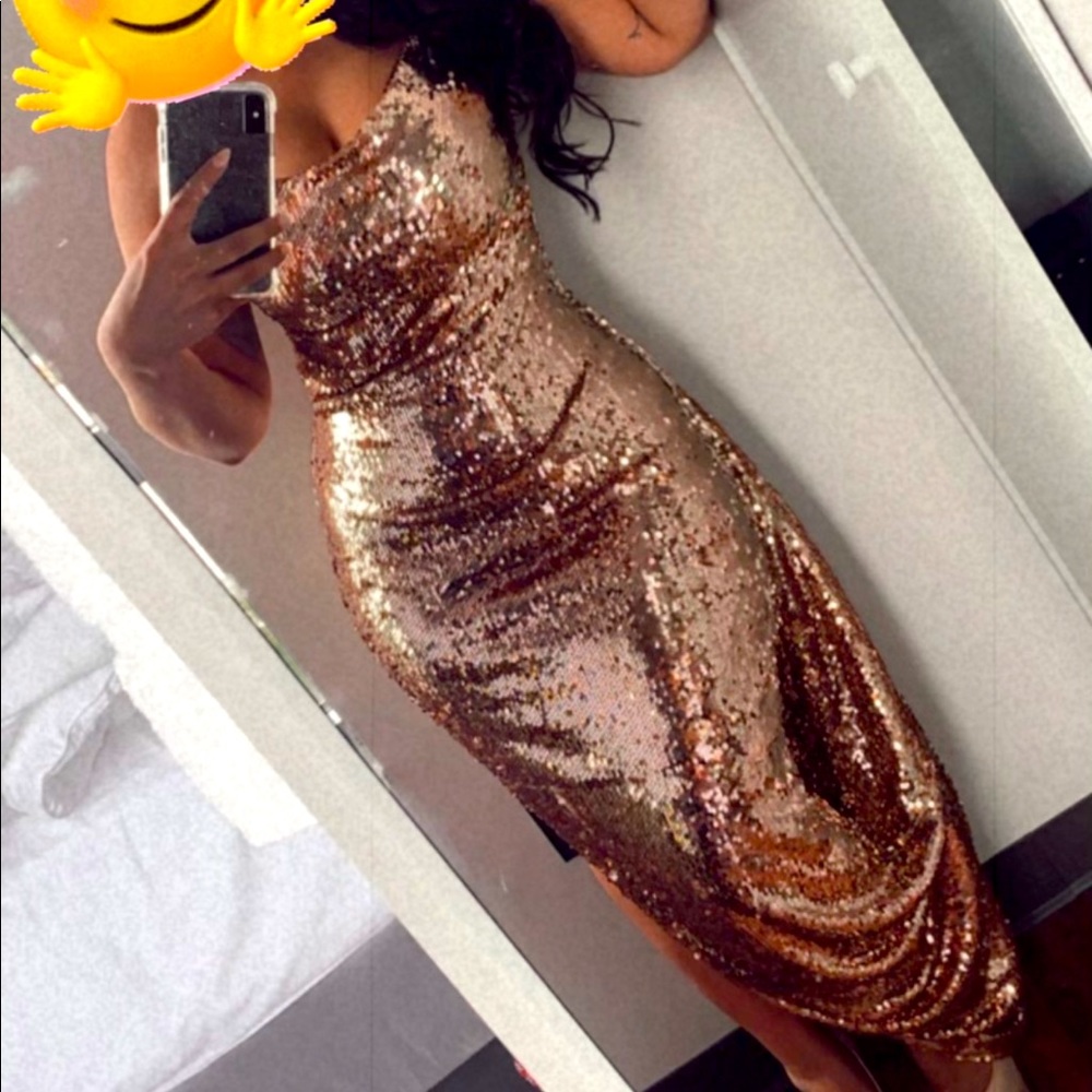 Gold Gown open back